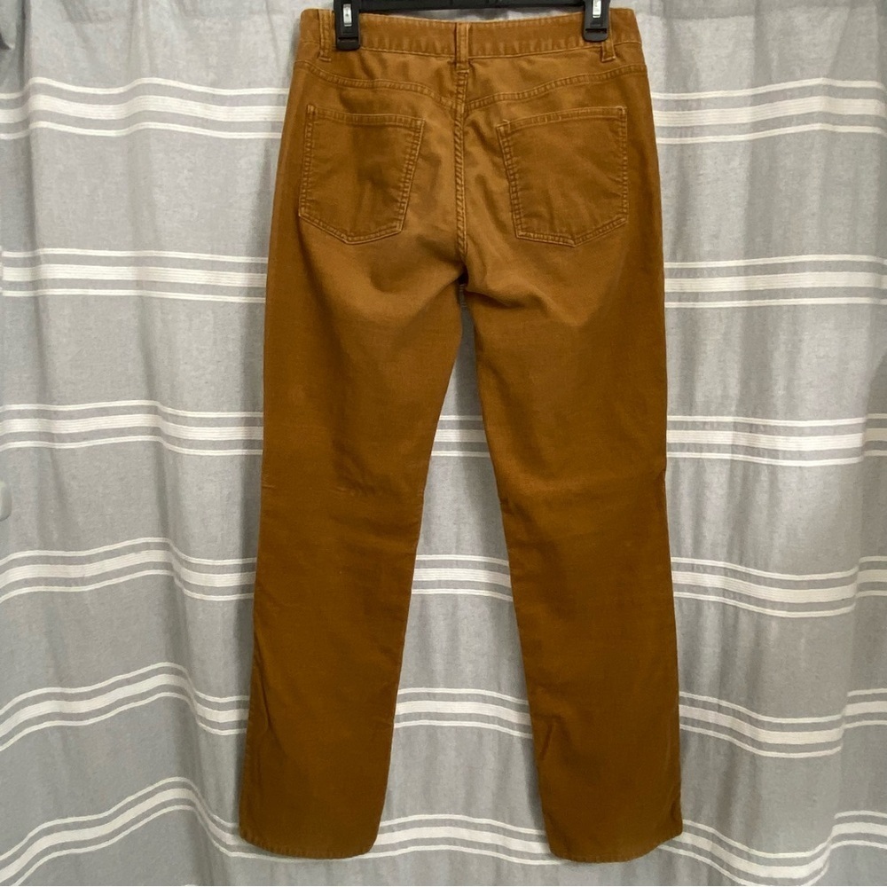 TALBOTS / Brown Corduroy Heritage Straight Leg Pants Size 6 - Picture 2 of 8